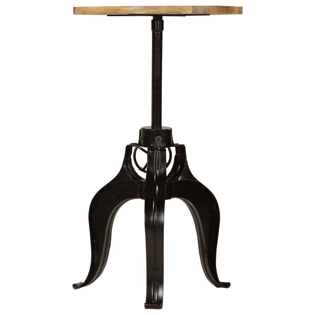 Table de bar Bois de manguier massif 60 x (76-110) cm