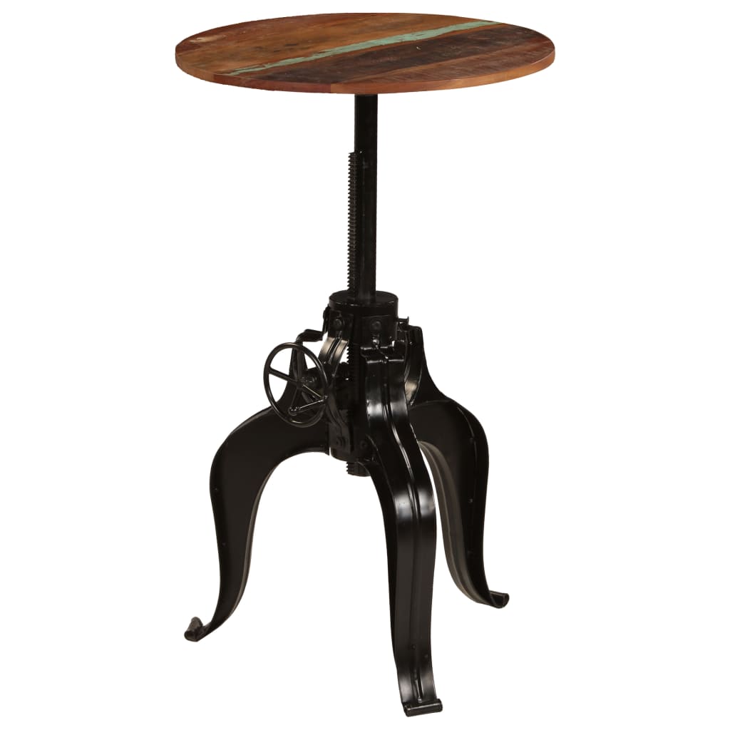Table de bar Bois de récupération massif 60x(76-110) cm - XIOS