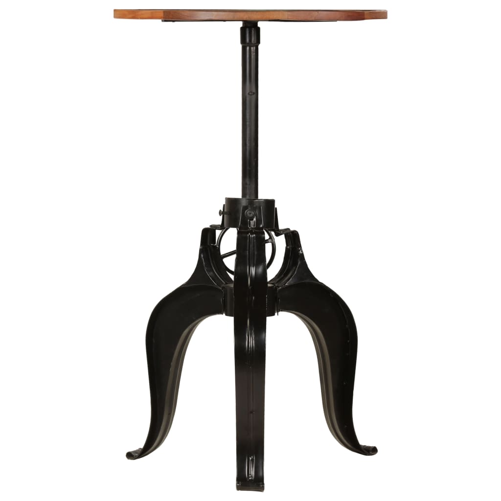 Table de bar Bois de récupération massif 60x(76-110) cm