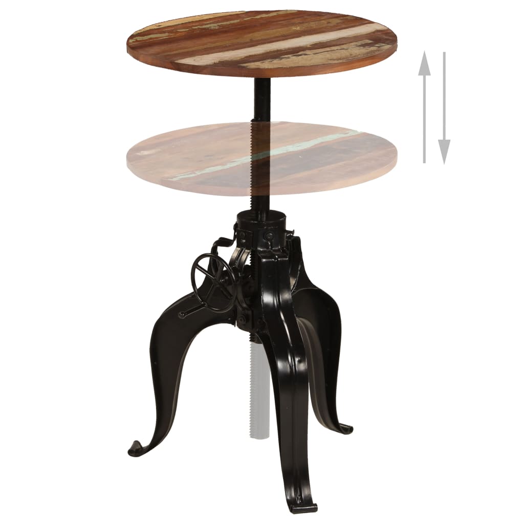 Table de bar Bois de récupération massif 60x(76-110) cm - XIOS