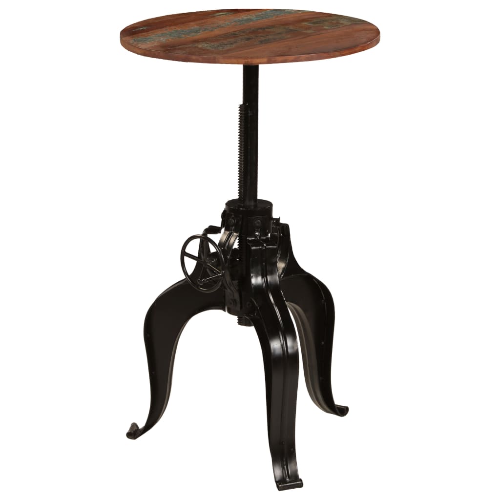 Table de bar Bois de récupération massif 60x(76-110) cm - XIOS