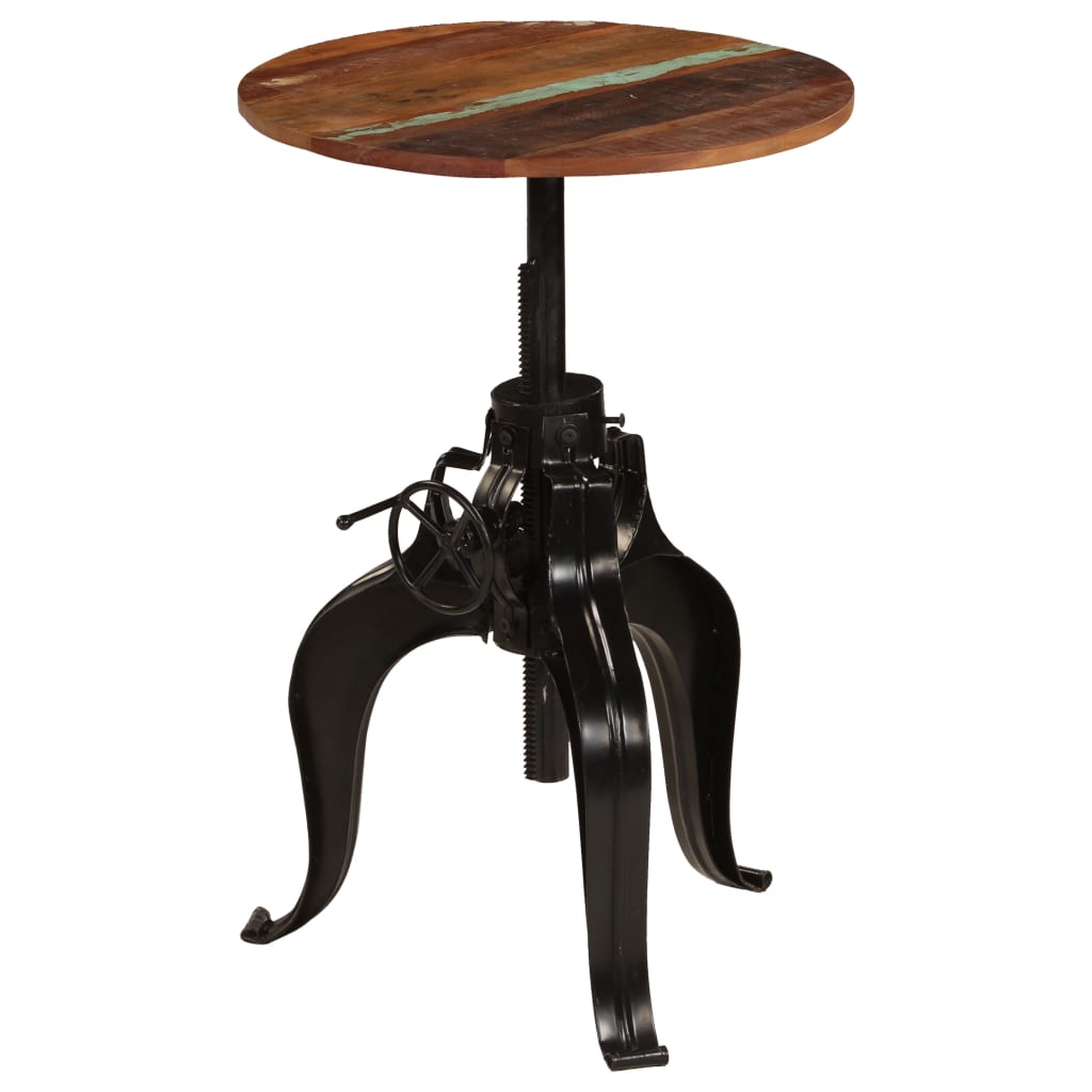 Table de bar Bois de récupération massif 60x(76-110) cm - XIOS