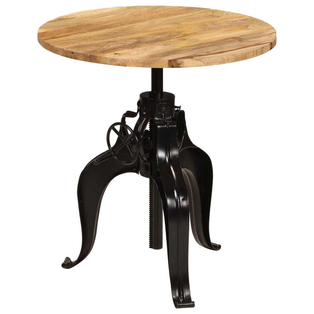 Table de bar Bois de manguier massif 75x(76-110) cm - XIOS