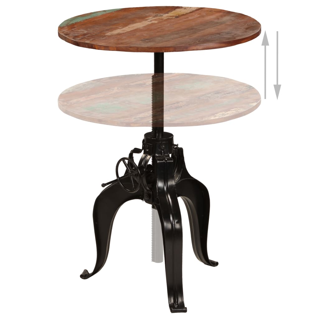 Table de bar Bois de récupération massif 75x(76-110) cm - XIOS