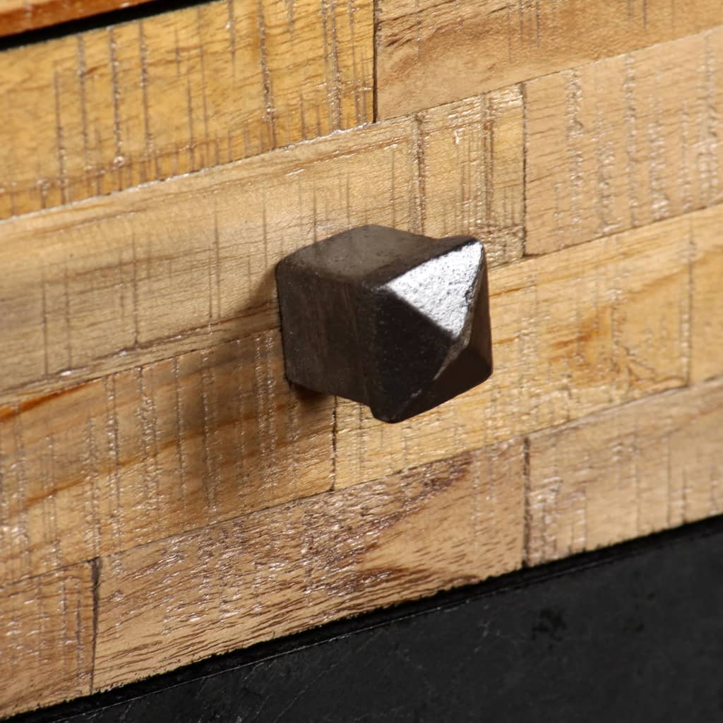 Bureau Teck de récupération massif 110 x 50 x 76 cm - XIOS