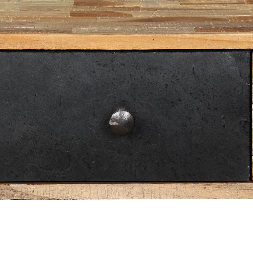 Table console Teck massif de récupération 120 x 30 x 76 cm - XIOS