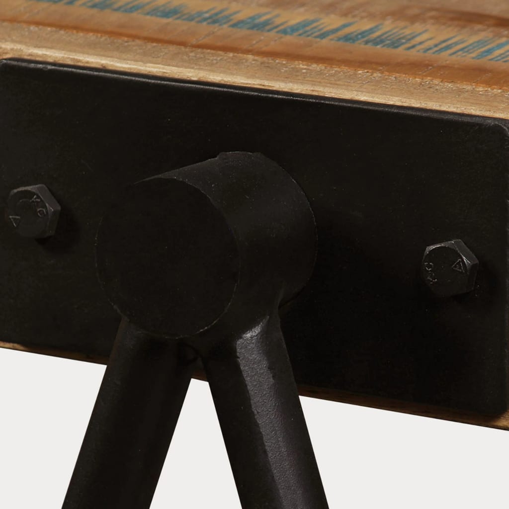 Table d'appoint Teck massif de récupération - XIOS