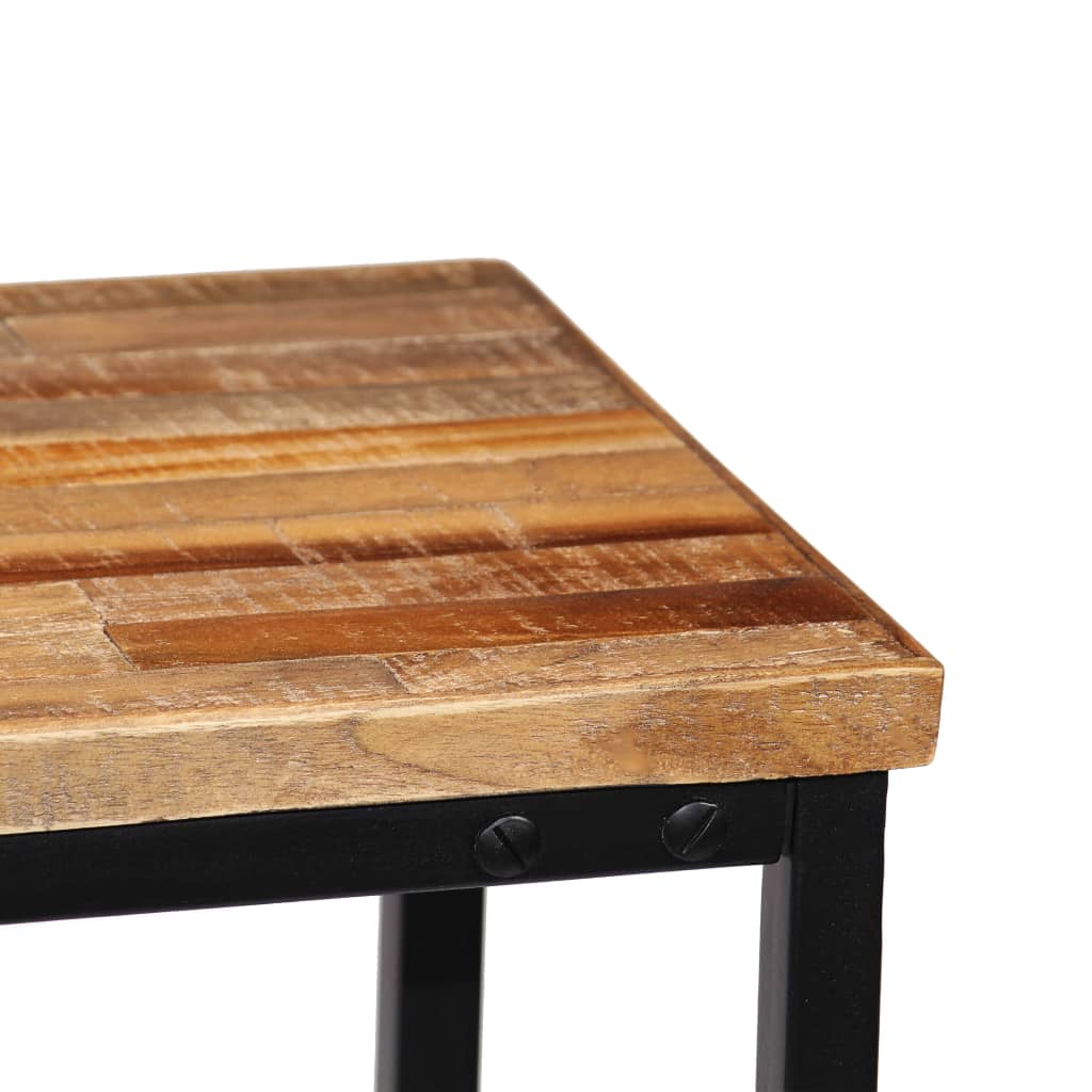 Table console Teck recyclé massif 90 x 30 x 76 cm - XIOS