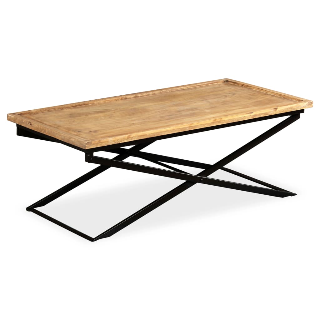 Table basse Bois de manguier massif 110x55x42 cm - XIOS