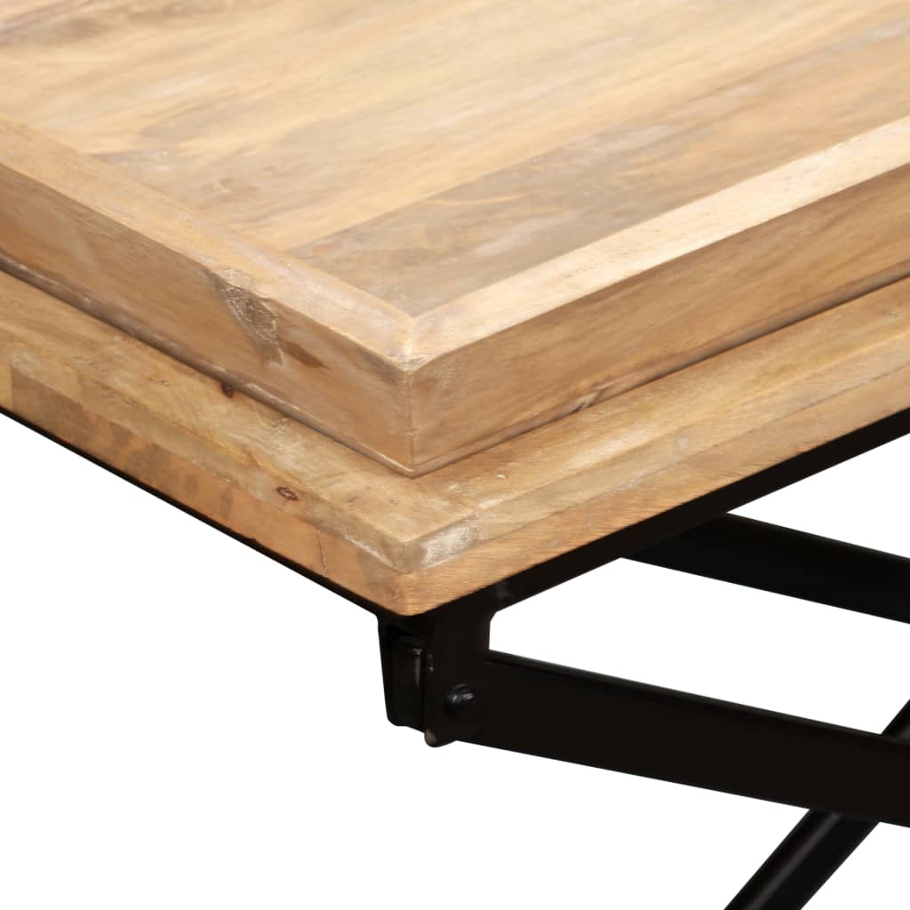 Table basse Bois de manguier massif 110x55x42 cm - XIOS