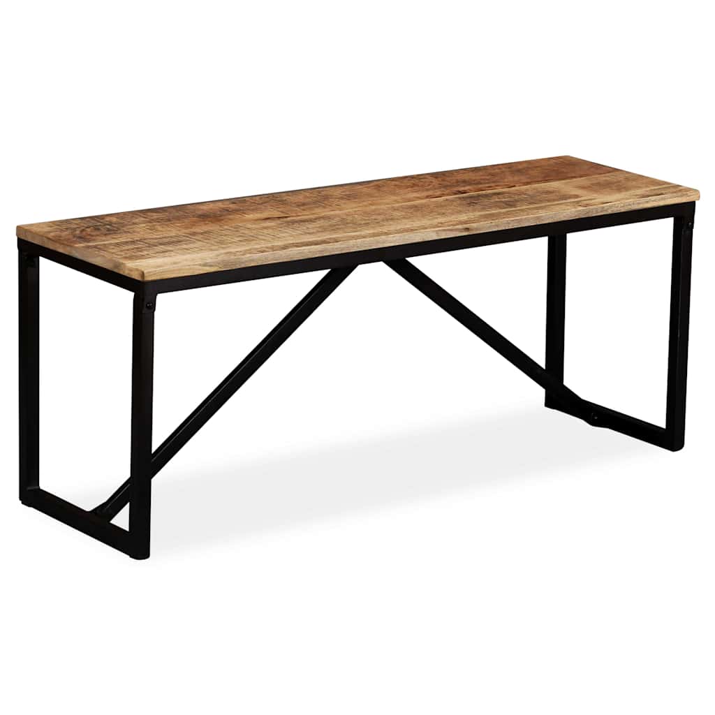 Banc 110 x 35 x 45 cm Bois de manguier massif - XIOS