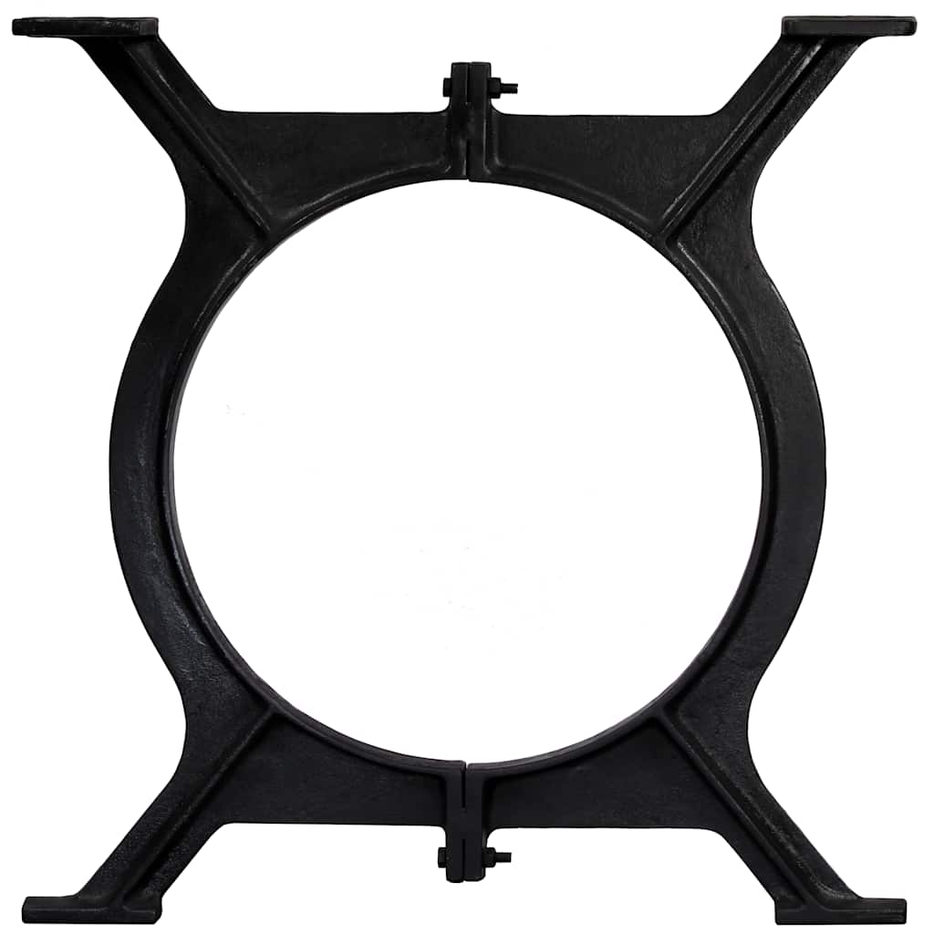 Pied de table de salle à manger 2 pcs Cadre en O Fonte - XIOS