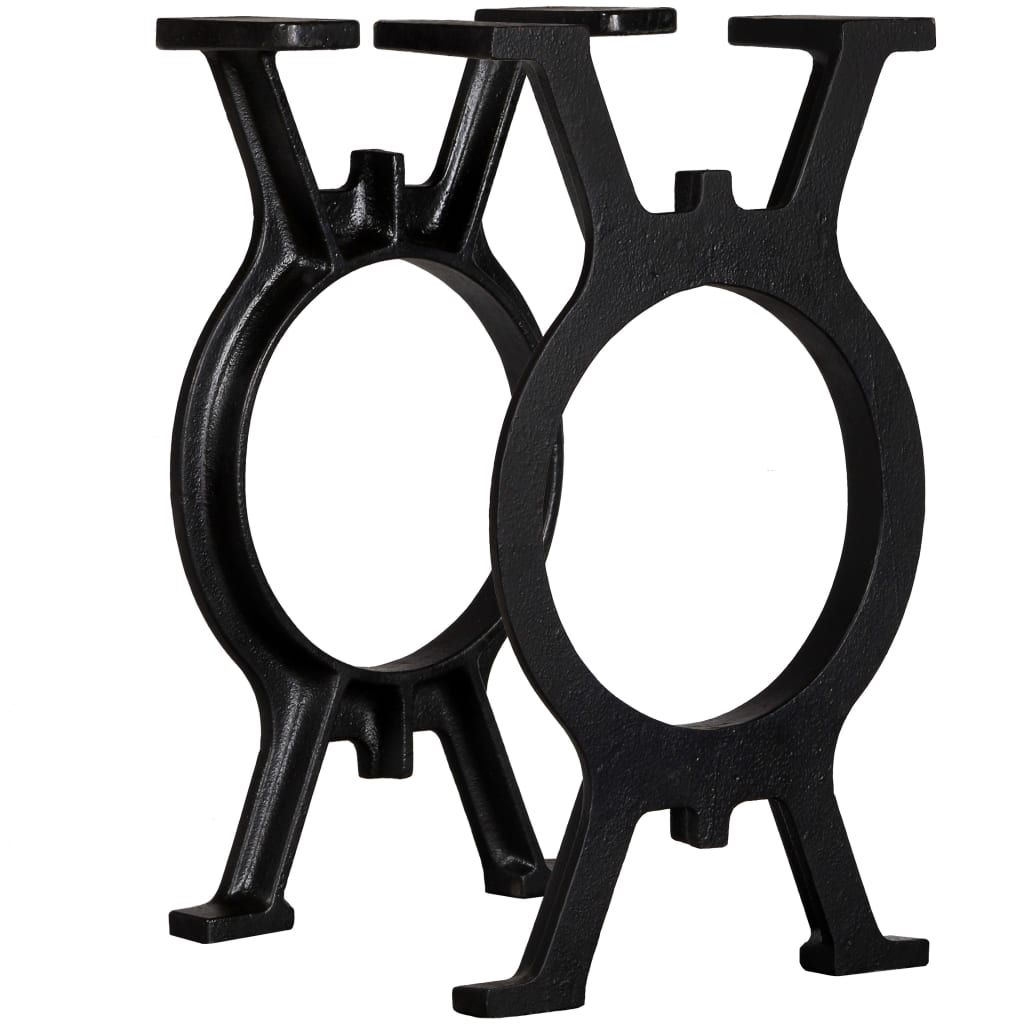 Pied de banc 2 pcs Cadre en O Fonte