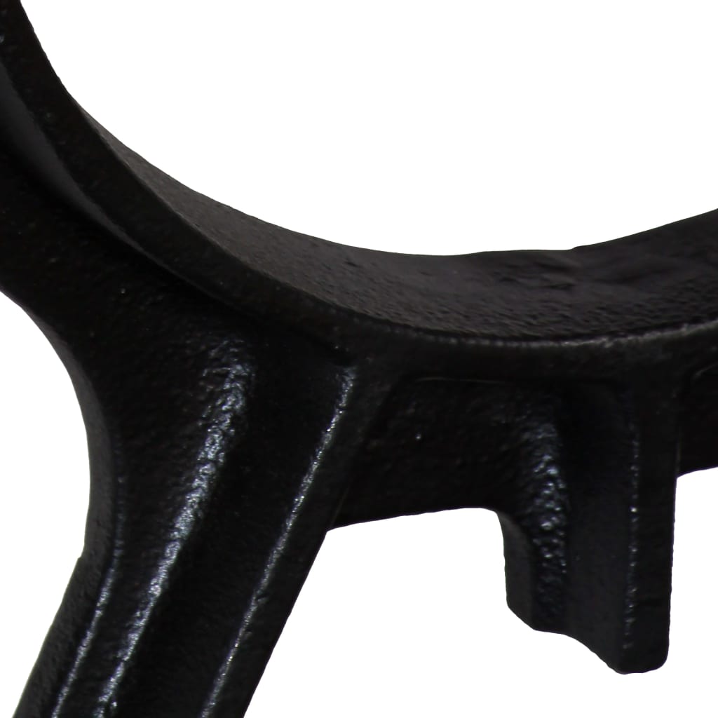 Pied de banc 2 pcs Cadre en O Fonte