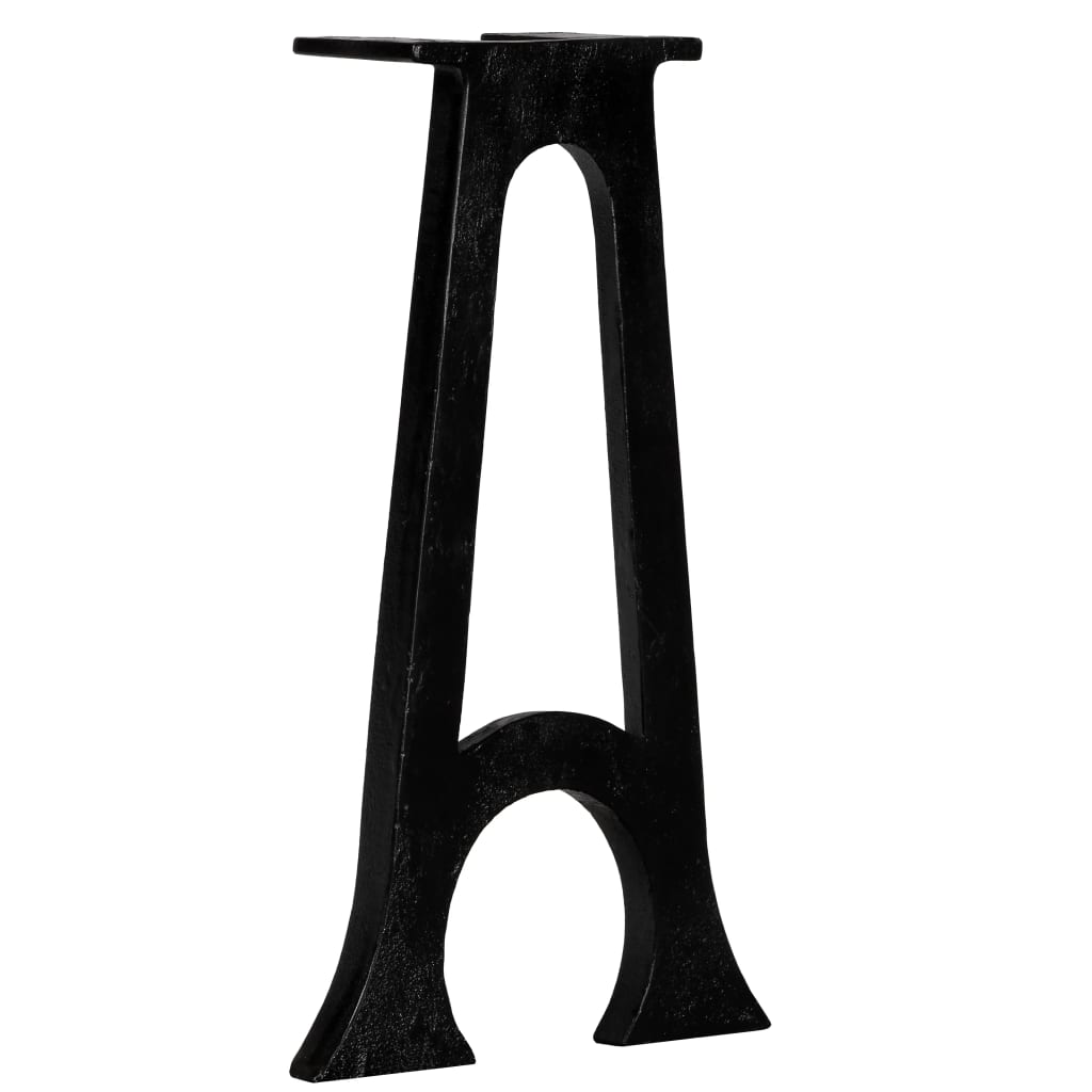 Pied de banc 2 pcs Base voûtée Cadre en A Fonte - XIOS