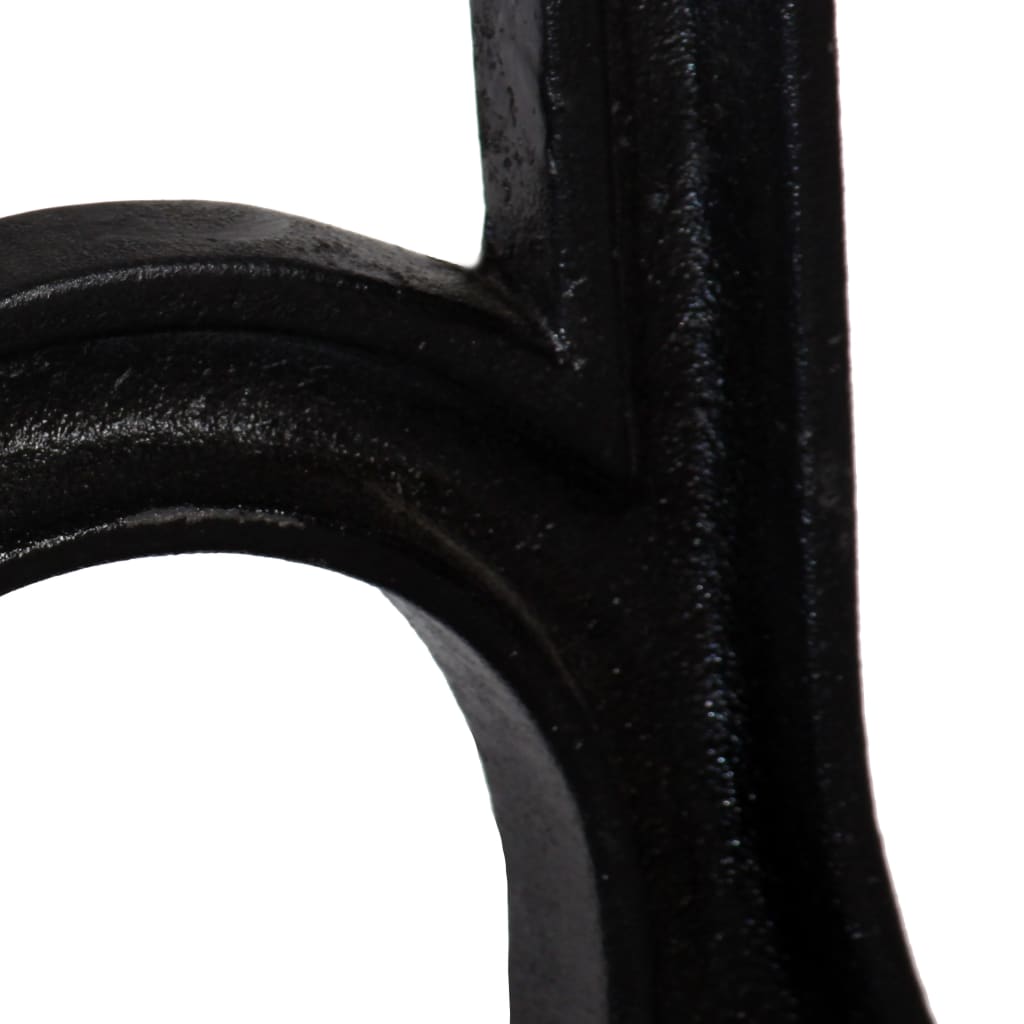 Pied de banc 2 pcs Base voûtée Cadre en A Fonte - XIOS