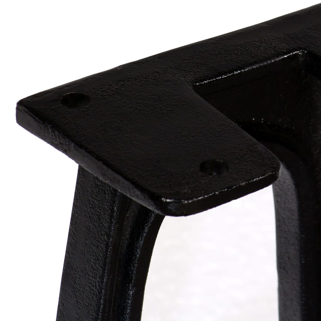 Pied de banc 2 pcs Base voûtée Cadre en A Fonte - XIOS