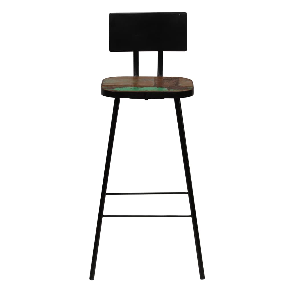 Mobilier de bar 3 pcs Bois de récupération massif Multicolore - XIOS