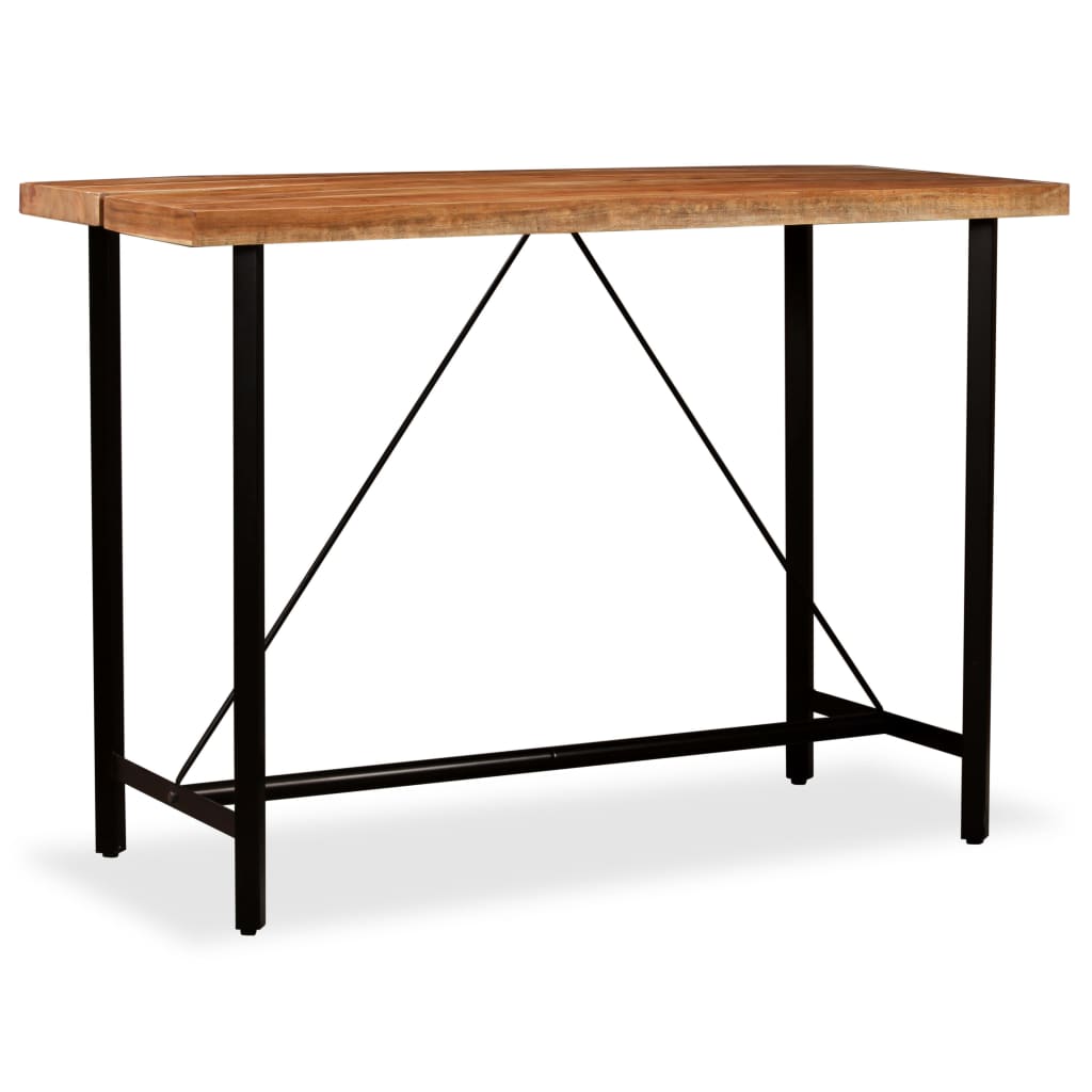 Table de bar Bois massif d'Acacia 150x70x107 cm - XIOS