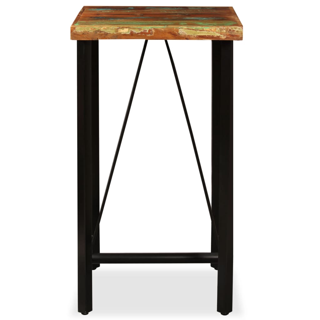 Table de bar Bois de récupération massif 60x60x107 cm - XIOS