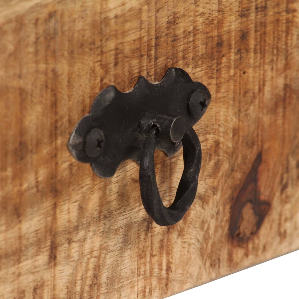 Meuble TV Bois massif de manguier 120 x 30 x 40 cm - XIOS