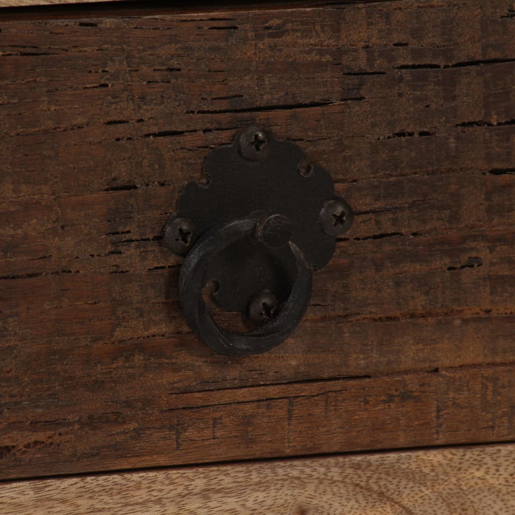 Table basse avec 3 tiroirs Bois de manguier massif 90x50x35 cm - XIOS