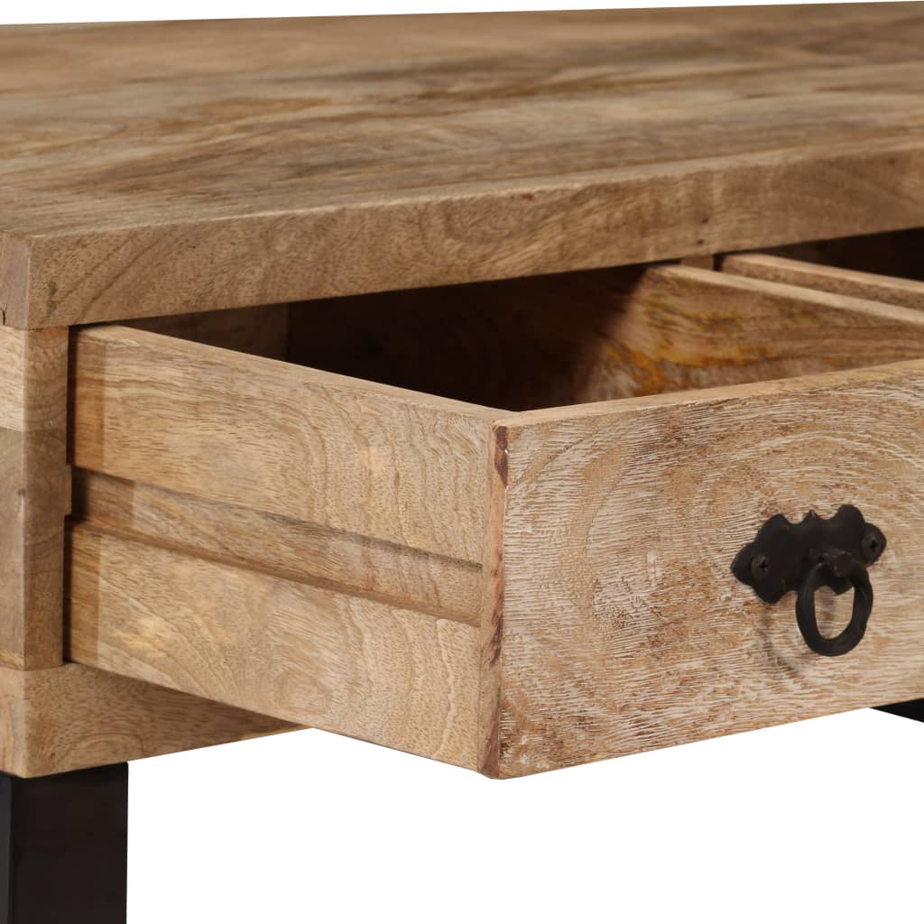 Table basse avec 3 tiroirs Bois de manguier massif 90x50x35 cm - XIOS