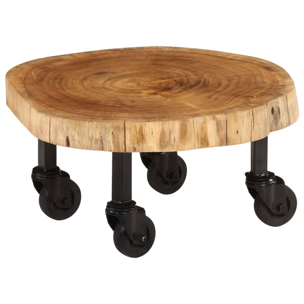 Table basse bois d'acacia massif 60x55x25 cm - XIOS