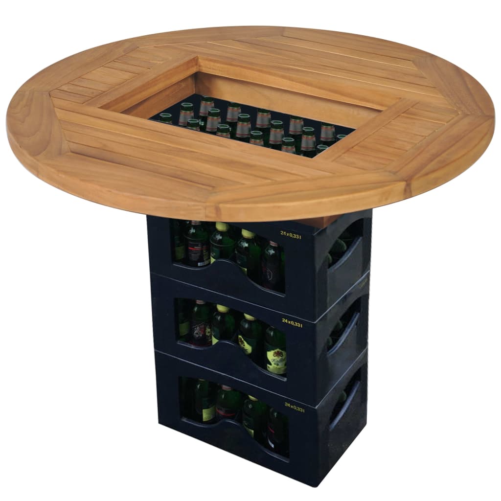 Dessus de table de bière Teck 70 cm - XIOS