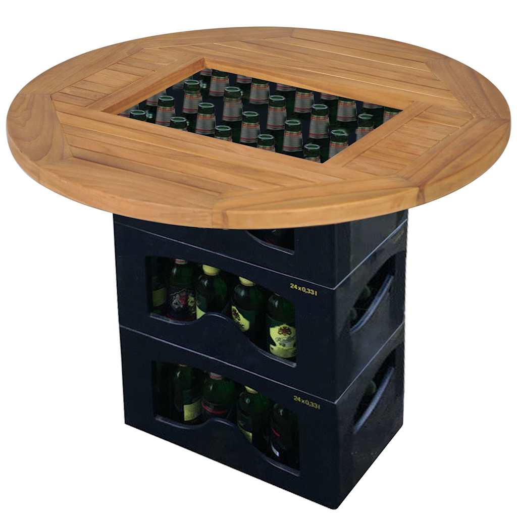 Dessus de table de bière Teck 70 cm - XIOS