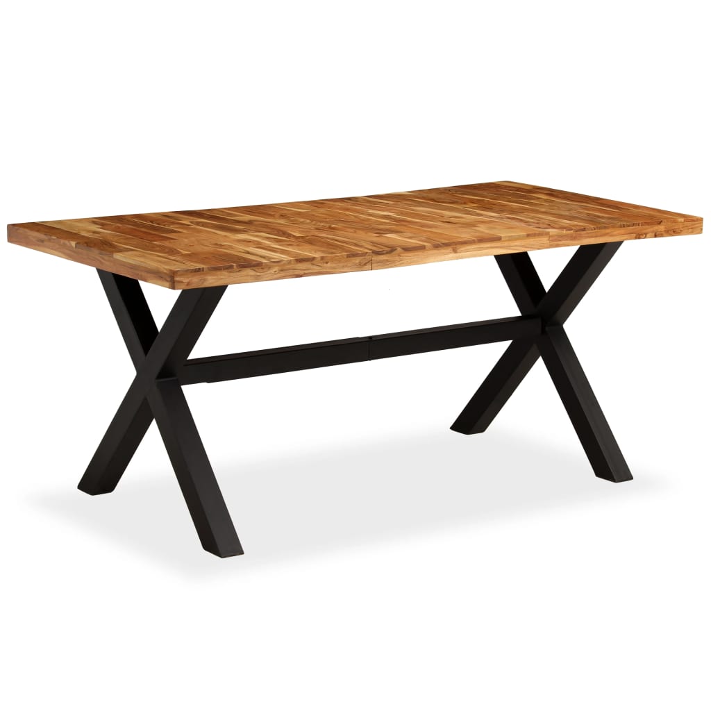 Table à manger Bois d'acacia massif et manguier 180x90x76 cm - XIOS