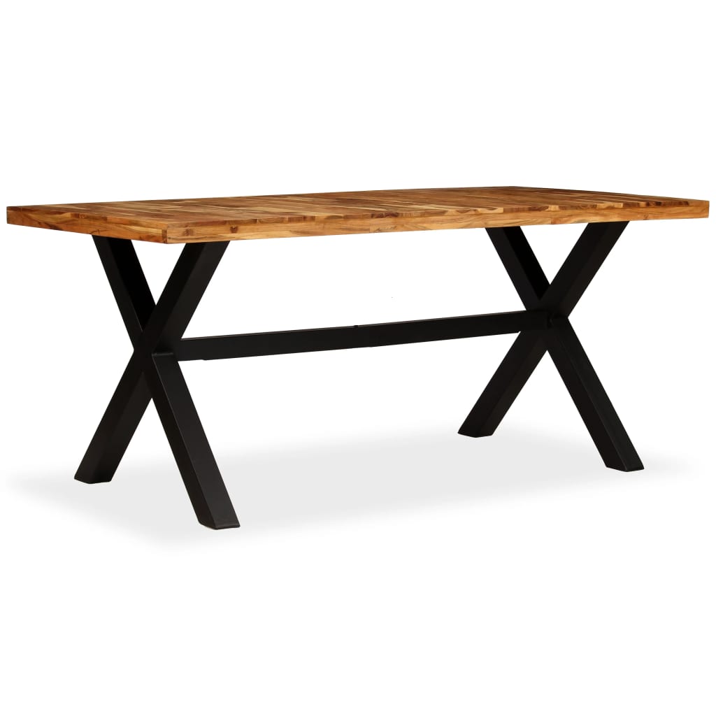 Table à manger Bois d'acacia massif et manguier 180x90x76 cm - XIOS