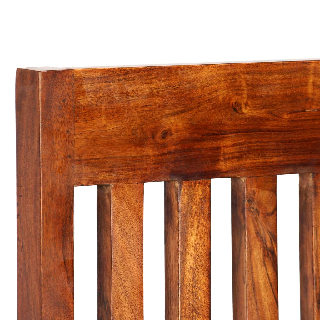 Chaise à manger lot de 2 Bois avec finition miel Moderne - XIOS