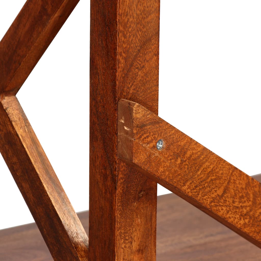 Bibliothèque Bois massif d'acacia et finition miel 60x30x160 cm - XIOS