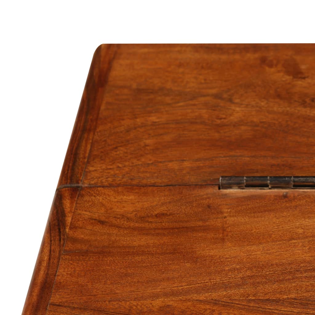 Table basse Bois d'acacia solide avec finition miel 110x55x35cm - XIOS