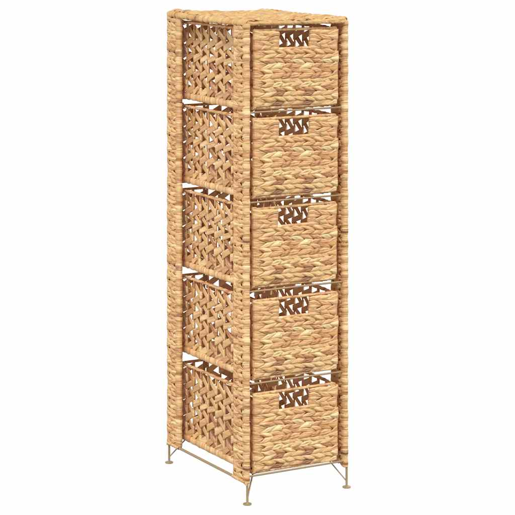 Unité de rangement avec 5 paniers 25,5x37x100 cm Jacinthe d'eau - XIOS