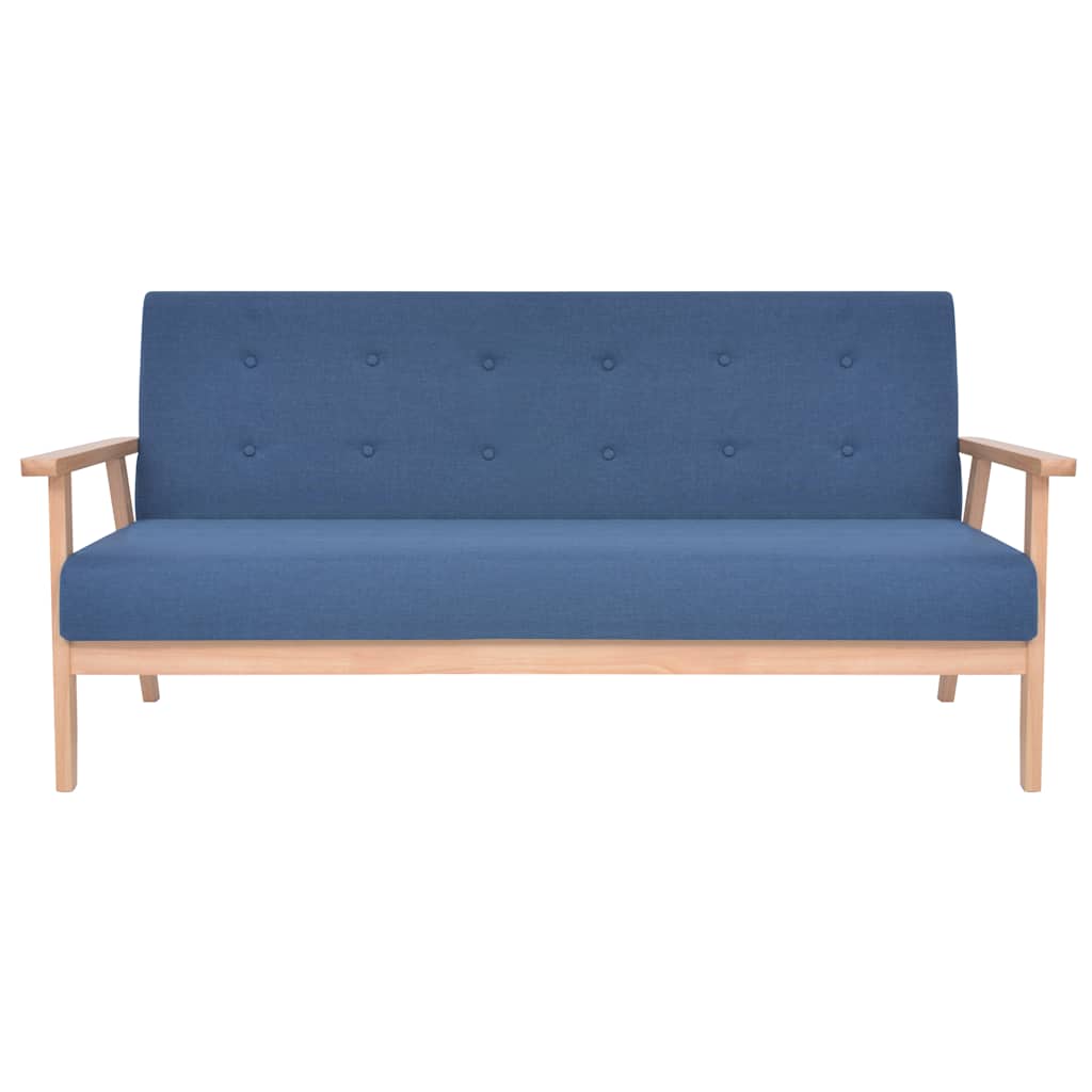 Ensemble de canapé 2 pcs Tissu bleu - XIOS