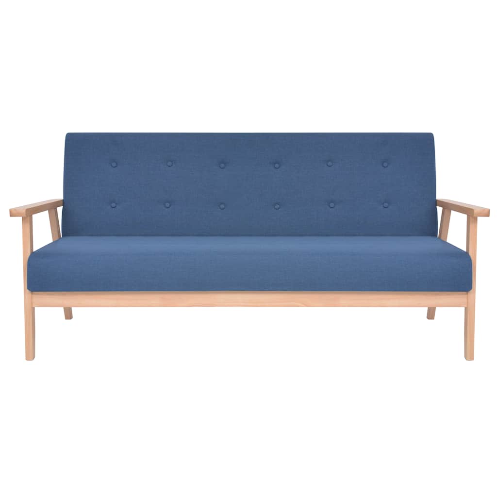 Ensemble de canapé 2 pcs Tissu bleu - XIOS