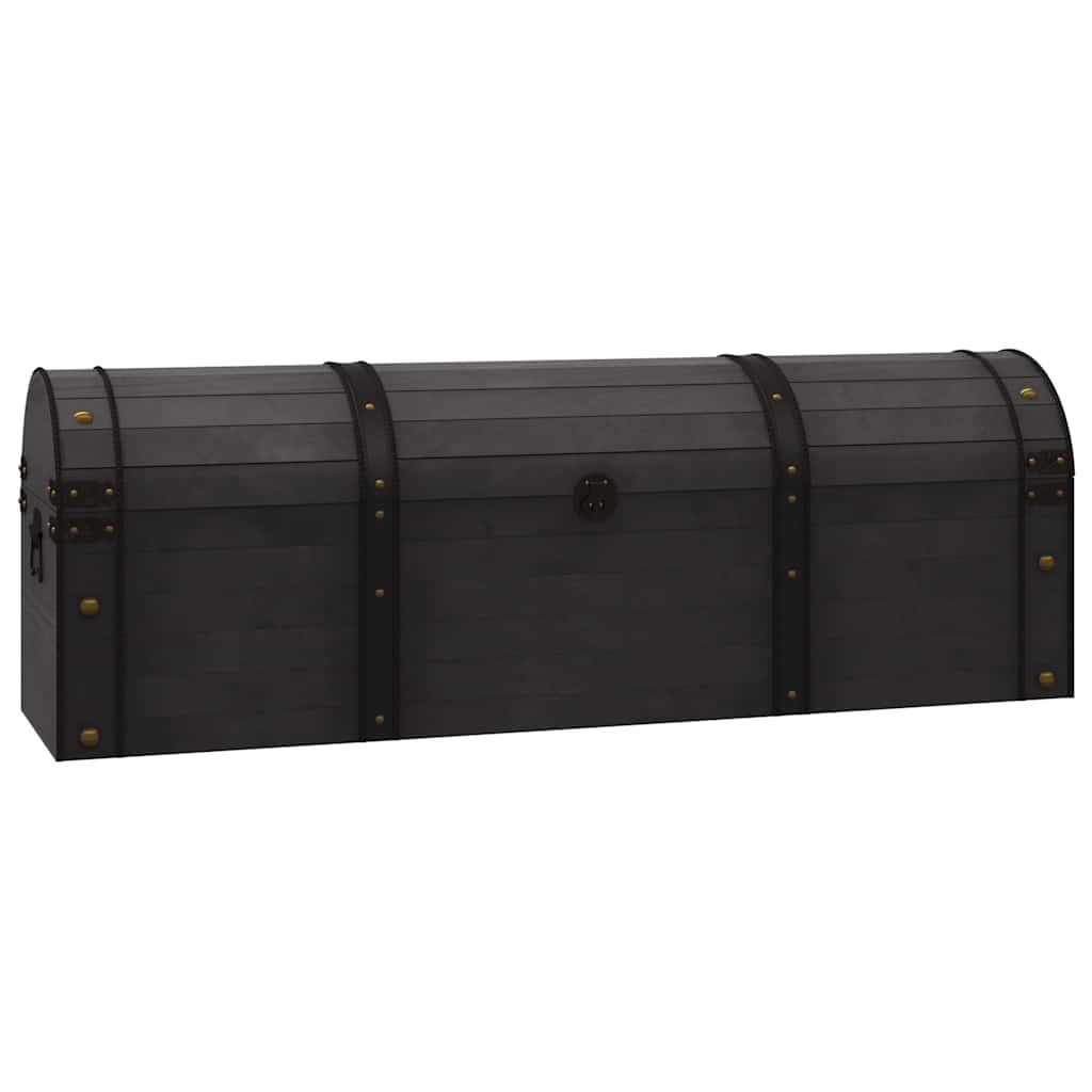 Coffre de rangement Bois massif style vintage 120x30x40 cm - XIOS