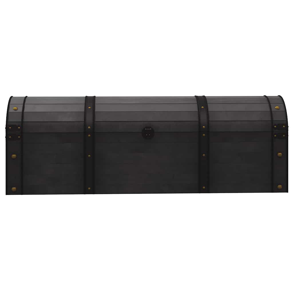 Coffre de rangement Bois massif style vintage 120x30x40 cm - XIOS