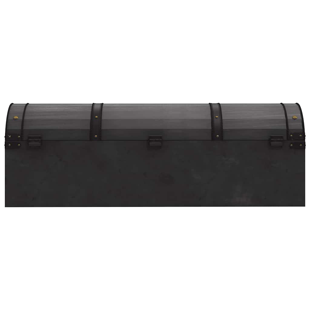 Coffre de rangement Bois massif style vintage 120x30x40 cm - XIOS