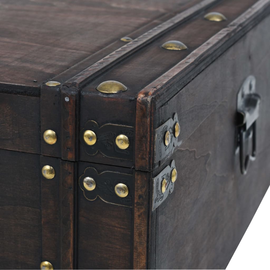 Table basse contreplaqué style vintage 120x55x35 cm - XIOS