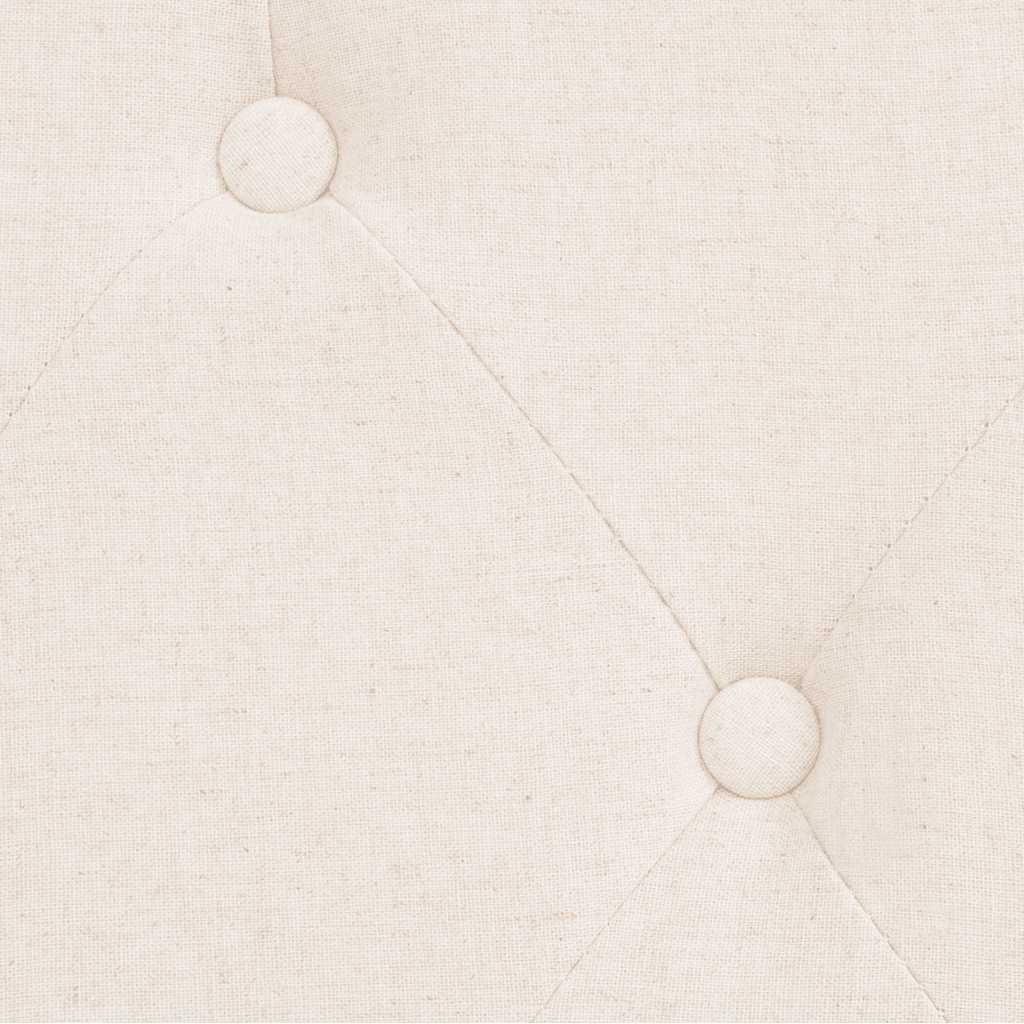 Ensemble de canapés 2 pcs tissu blanc crème - XIOS
