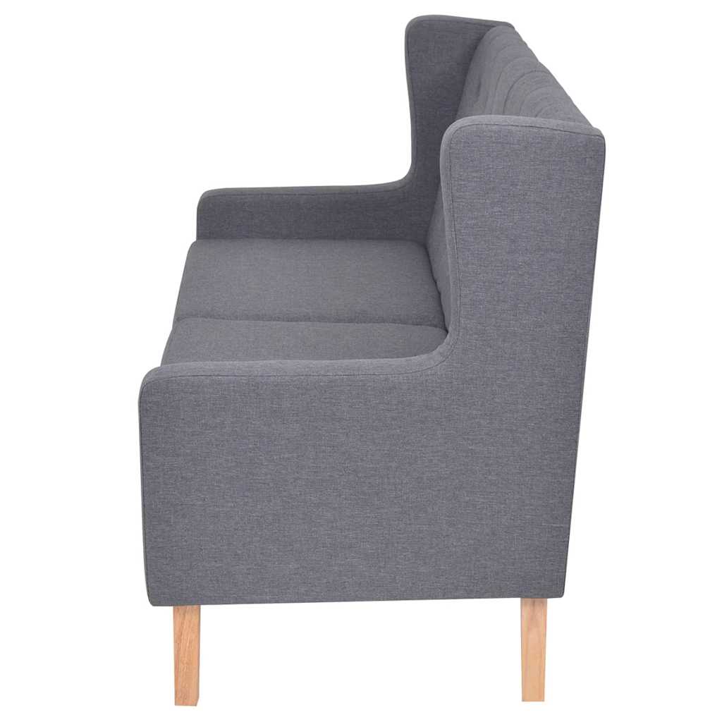 Ensemble de canapés 2 pcs tissu gris - XIOS