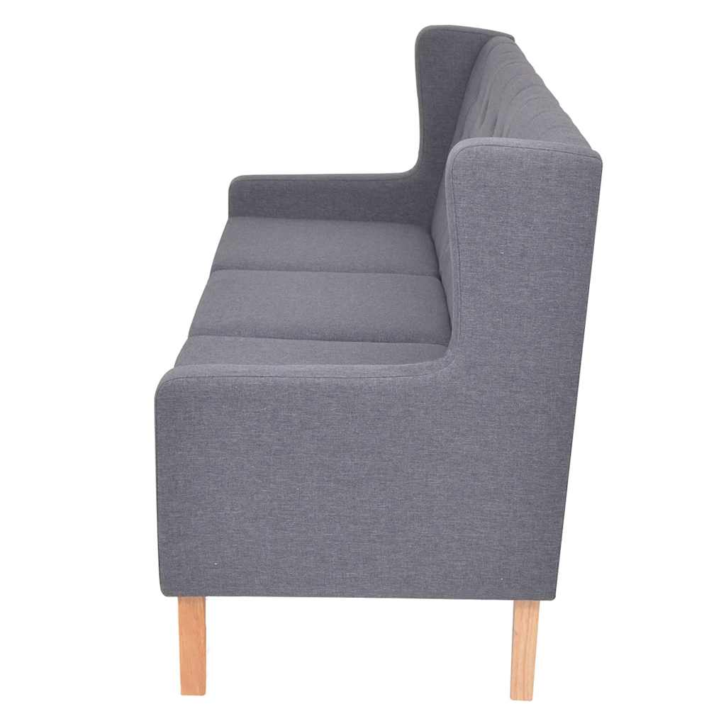 Ensemble de canapés 2 pcs tissu gris - XIOS