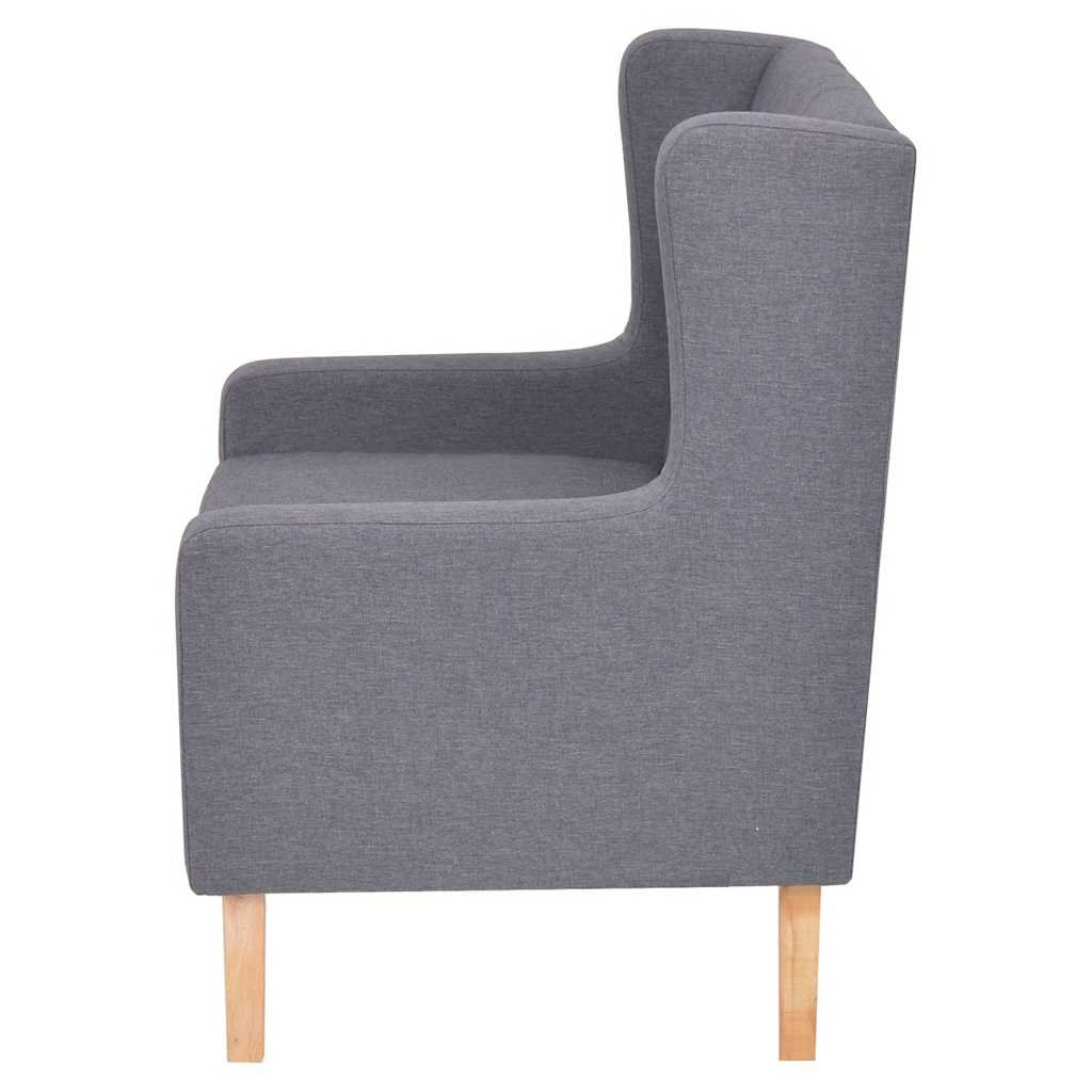 Ensemble de canapés 2 pcs tissu gris - XIOS
