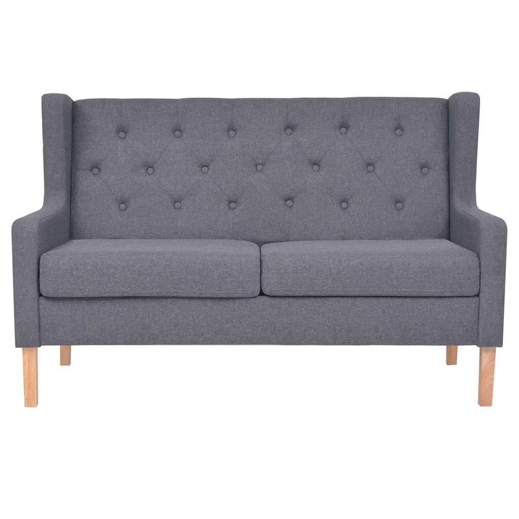 Ensemble de canapés 2 pcs tissu gris - XIOS
