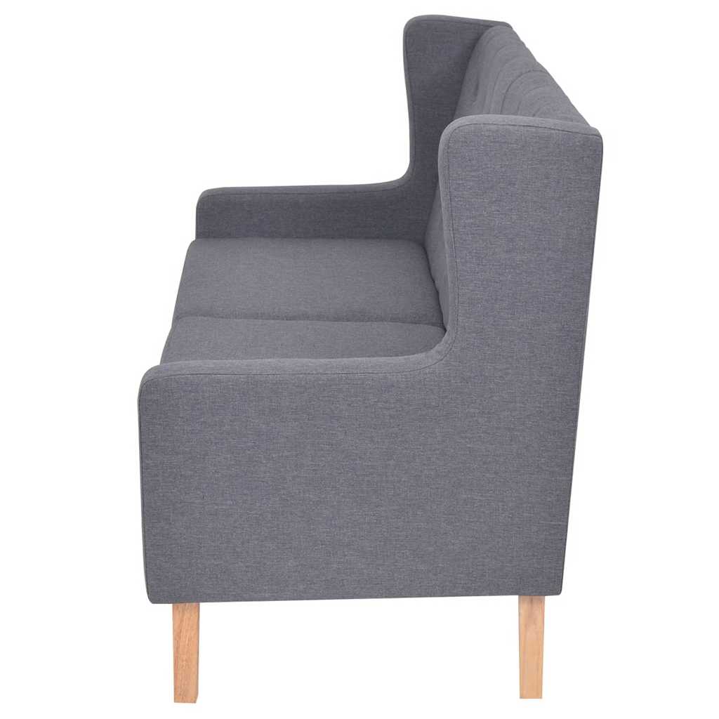 Ensemble de canapés 2 pcs tissu gris - XIOS