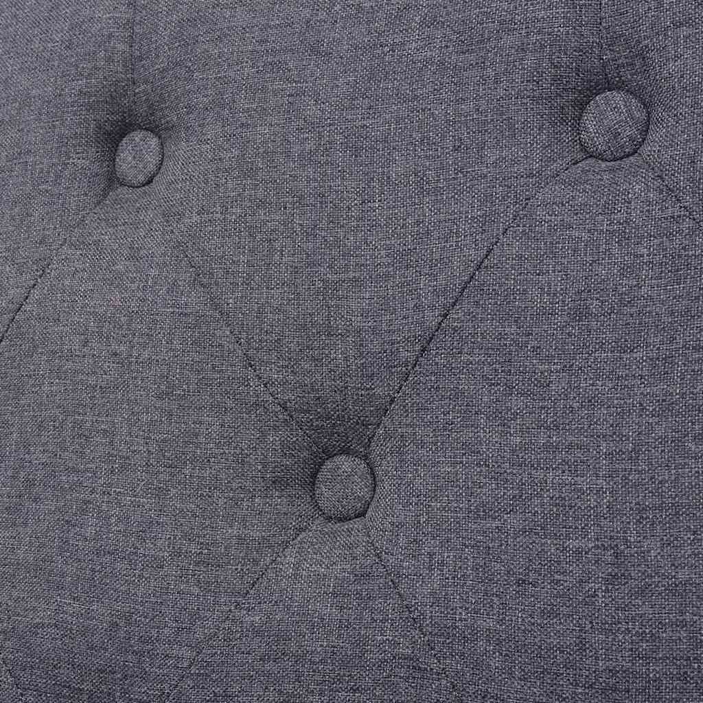 Ensemble de canapés 2 pcs tissu gris - XIOS