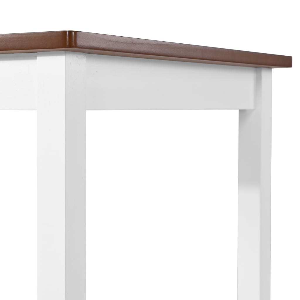 Table de bar et tabouret 3 pcs Bois massif - XIOS